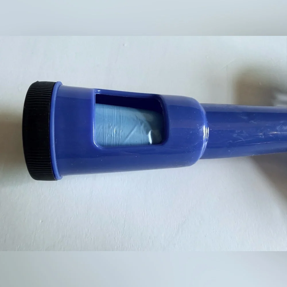 Pet Shoppe Cat Litter Scoop w/ Built-In Bag Dispenser Holder Blue Durable Design